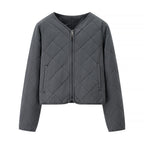 Damen gesteppte Übergangsjacke mit praktischem Reißverschluss und eleganten Taschen R&B