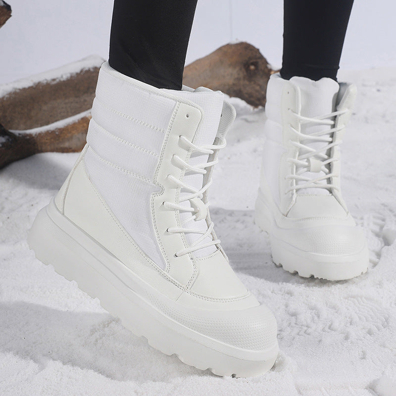 Damen Sportliche Winterstiefel mit isolierender Fütterung und rutschfester Sohle