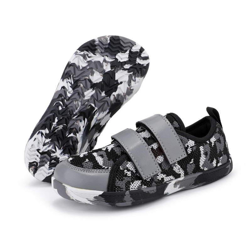 Damen Sportliche Klett-Sneaker mit atmungsaktivem Mesh und rutschfester Sohle R&B