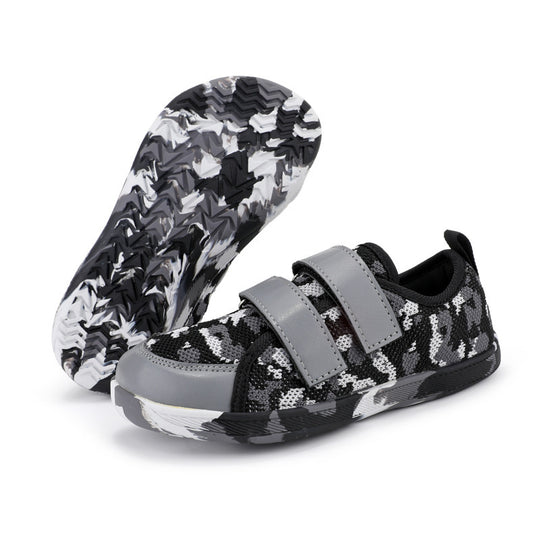 Damen Sportliche Klett-Sneaker mit atmungsaktivem Mesh und rutschfester Sohle R&B