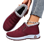 Damen Winter Slip-On Sneaker | Warmes Futter & Rutschfeste Sohle | Große Größen