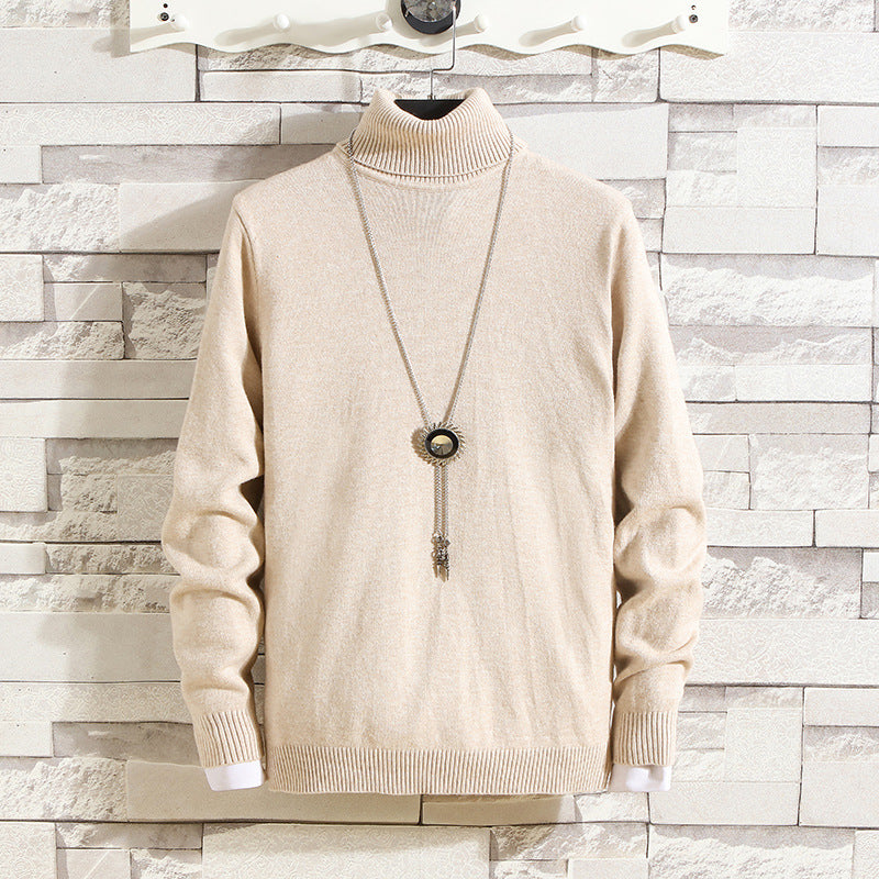 Herren Rollkragenpullover aus hochwertigem Strickmaterial