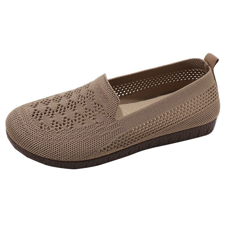 Damen Bequeme Slip-On Schuhe mit modischem Lochmuster R&B