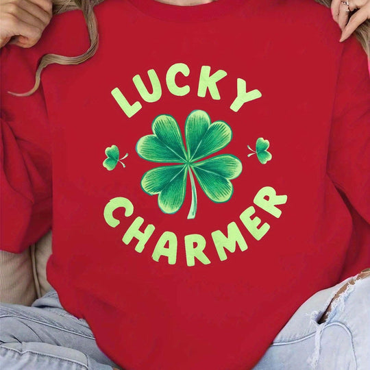 Damen Sweatshirt mit motivierendem Print und lässigem Schnitt R&B