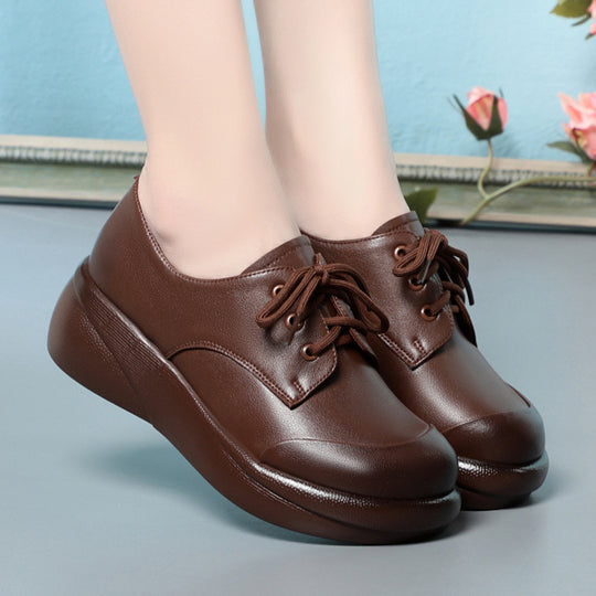 Damen Komfortable Schnürschuhe mit leichtem Wedge-Design und rutschfester Sohle R&B