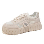 Damen Trendige Sneakers mit dicker rutschfester Sohle und atmungsaktivem Obermaterial R&B