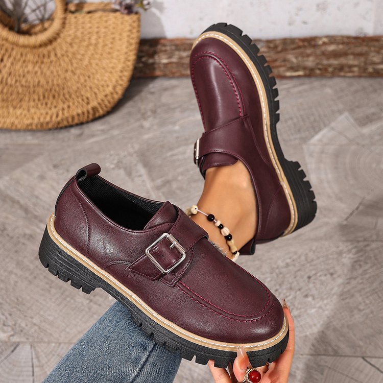 Damen bequeme Clogs mit dekorativem Riemen und rutschfester Sohle R&B