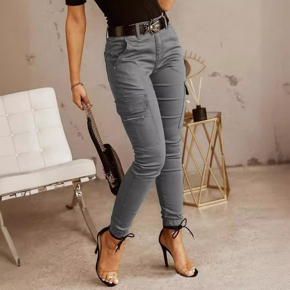 Damen Cargo-Hose mit praktischen Taschen und modernem Schnitt R&B