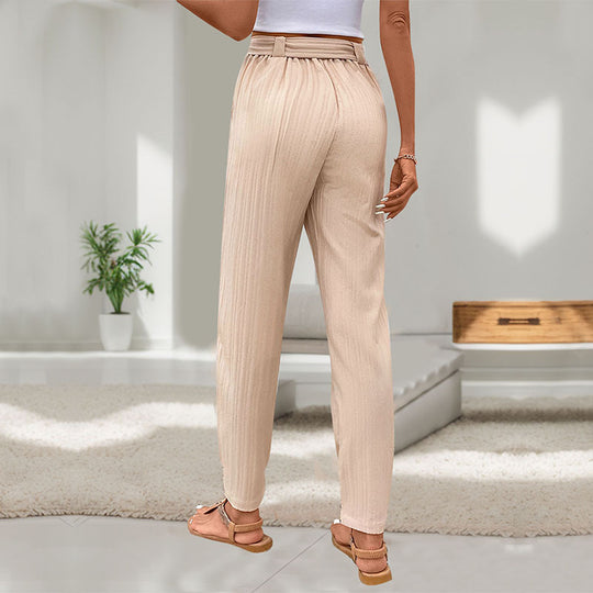 Damen Freizeithose mit elegantem Taillengürtel und lässigem Schnitt R&B