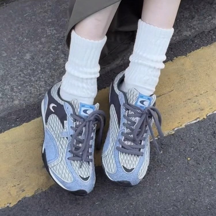 Damen Sportliche Freizeitschuhe mit atmungsaktivem Mesh und dämpfender Sohle R&B