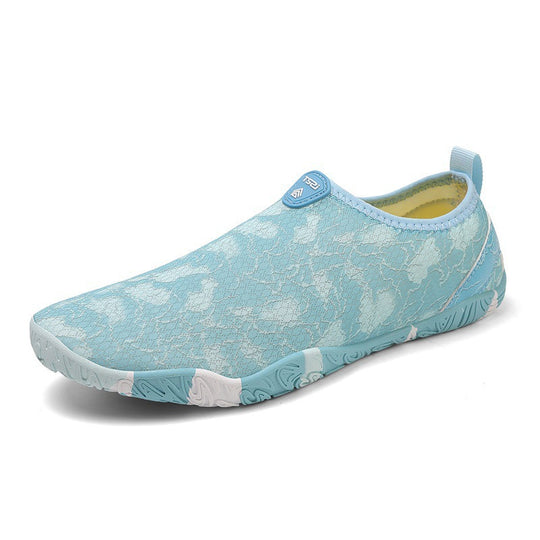 Damen flexible Schwimmschuhe mit rutschfester Sohle und atmungsaktivem Obermaterial R&B