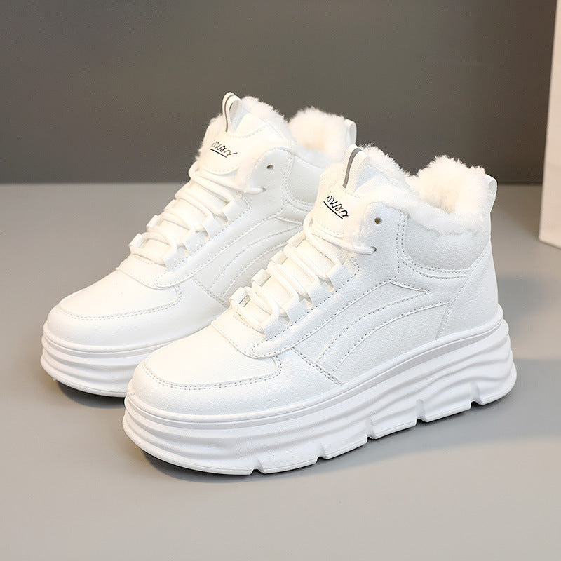 Damen High-Top Sneakers mit warmem Innenfutter und dämpfender Sohle R&B
