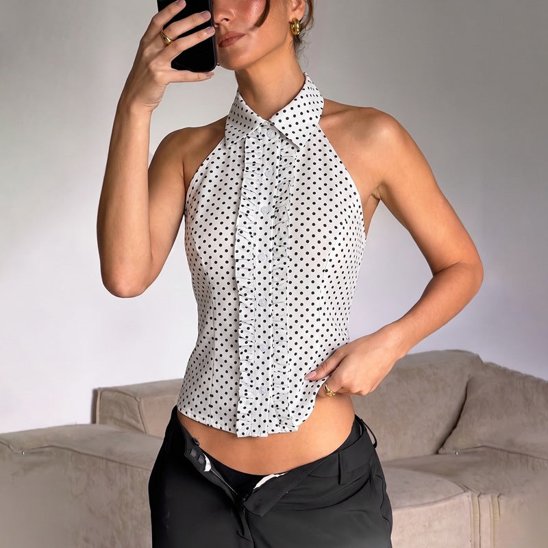 Damen Hemd mit Rüschendetails R&B