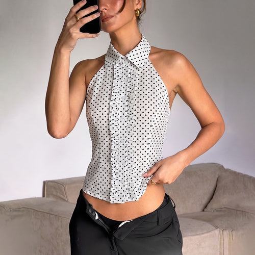 Damen Hemd mit Rüschendetails R&B