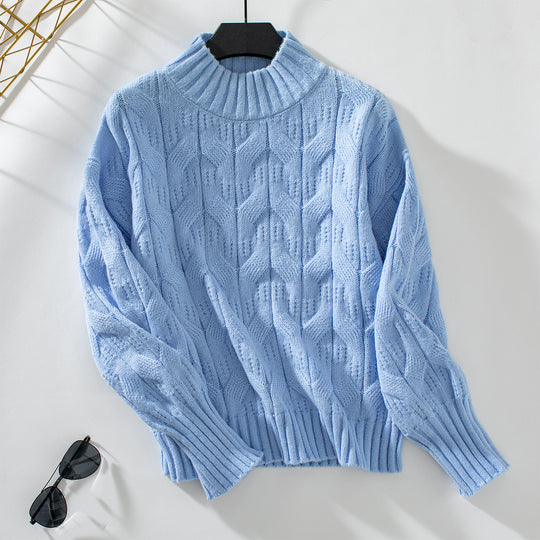 Damen Grobstrick Pullover R&B