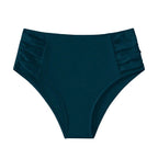 Damen Hochtailliertes Bikinihöschen mit modischen Rüschendetails R&B