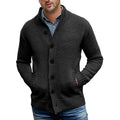 Herren Strickjacke mit großzügigen Taschen und klassischem Knopfverschluss R&B