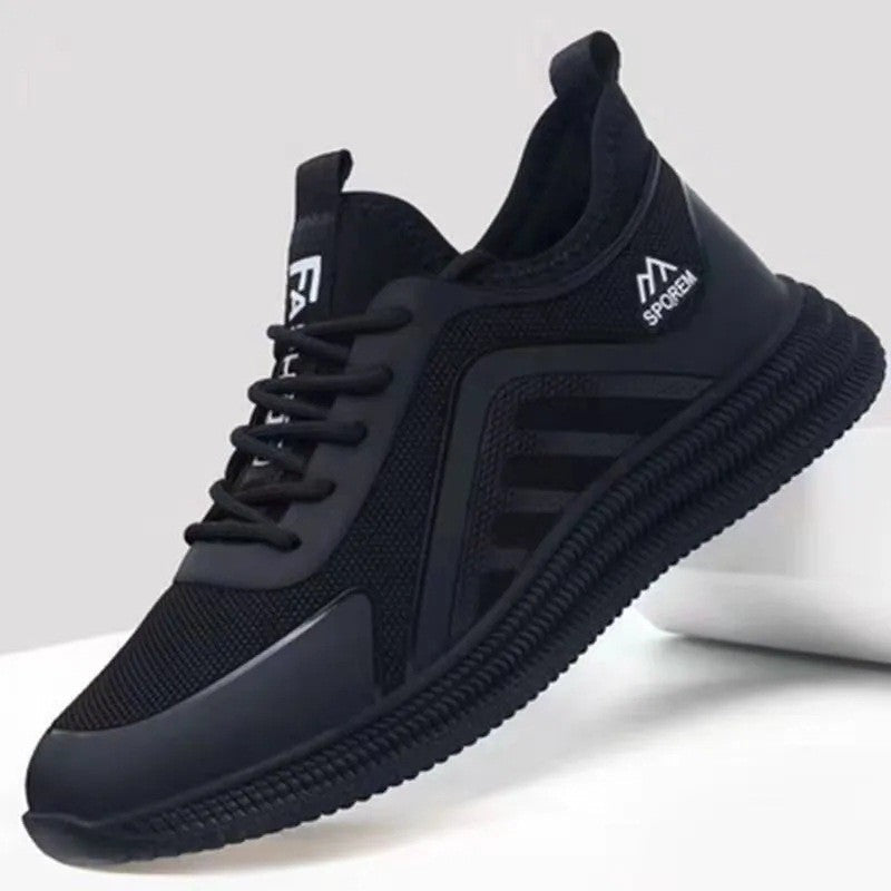 Damen Sportliche Lauf-Sneaker mit flexibler Sohle und atmungsaktiver Mesh-Oberfläche