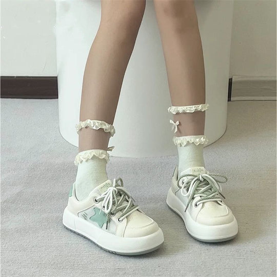 Damen Sportive Sneakers mit modischem Mesh-Design und rutschfester Sohle R&B