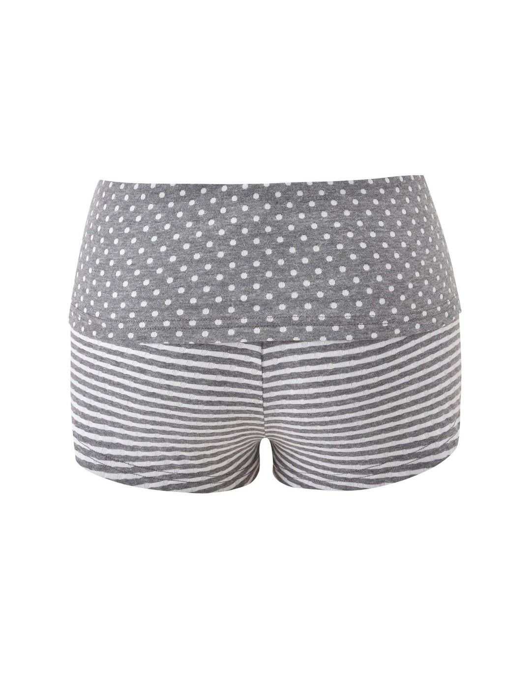 Damen Bequeme Shorts mit Punkt- und Streifenmuster R&B