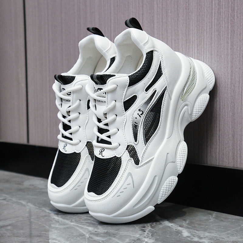 Damen Sportliche Chunky Sneakers mit atmungsaktiver Mesh-Oberfläche und modischem Designschnitt R&B
