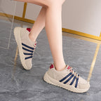 Damen sportliche Freizeitsneaker mit stabiler Sohle und atmungsaktivem Obermaterial R&B