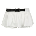 Damen verspielte Shorts mit regulierbarem Gummizug und tailliertem Design R&B