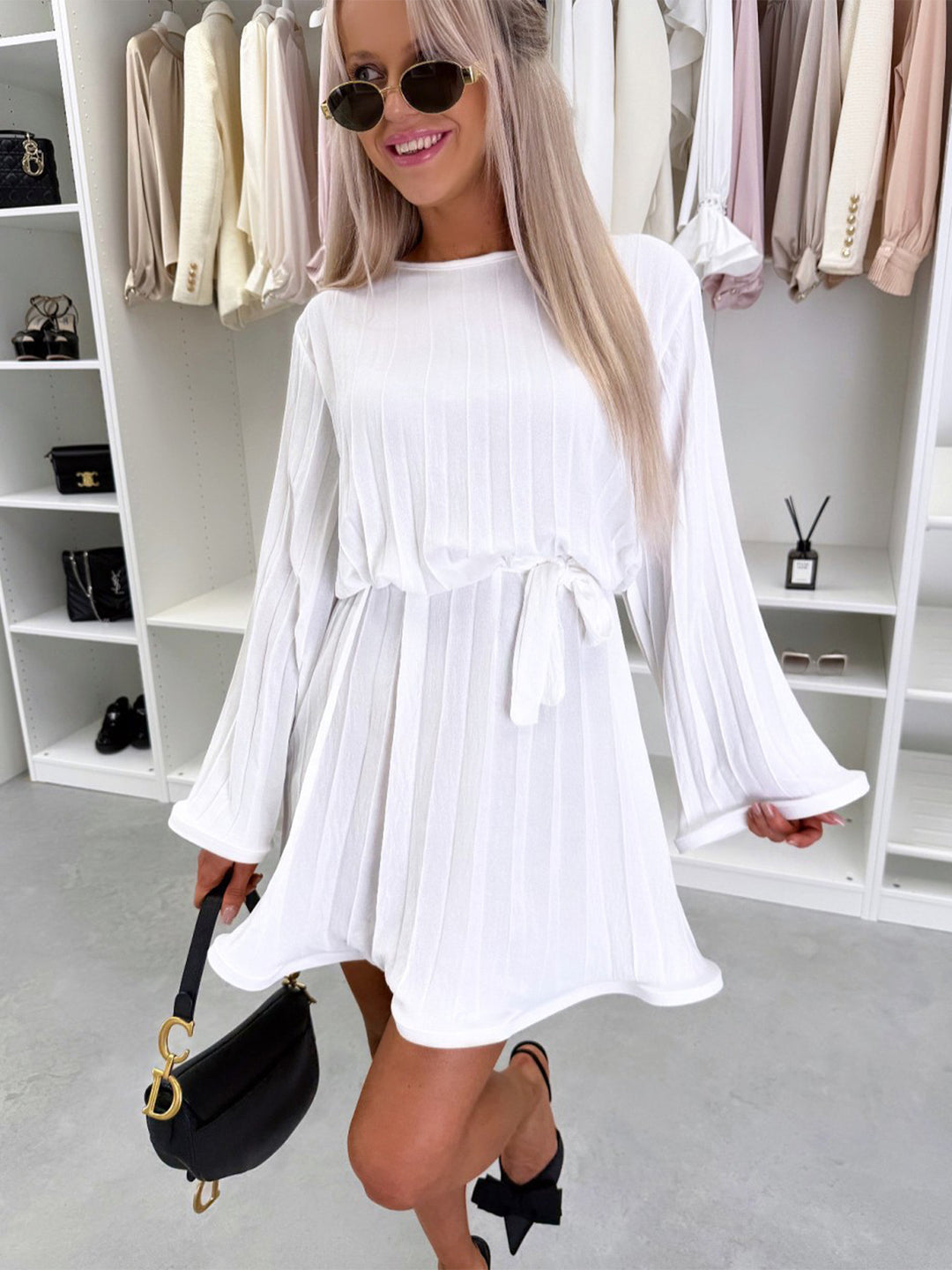 Damen asymmetrischer Maxi-Rock mit floralem Design und schwingendem Fall R&B