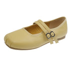 Damen elegante Ballerinas mit doppeltem Riemen und komfortabler Innensohle R&B