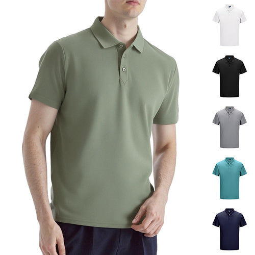 Herren Polohemd mit modernem Schnelltrocknungsstoff und eleganter Passform R&B