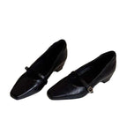 Damen elegante Pumps mit modischem Riemchen und komfortablem Blockabsatz R&B