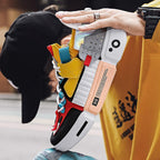 Damen Sportliche High-Top Sneakers mit strapazierfähigem Obermaterial und atmungsaktiver Struktur R&B