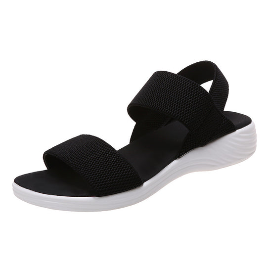 Damen Komfortable Strap Sandalen mit atmungsaktivem Obermaterial und flexibler Sohle R&B