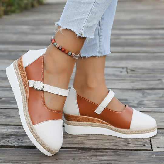Damen modische und bequeme Sandaletten mit floralem Design R&B