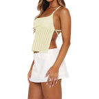Damen Top mit gekräuseltem Design R&B