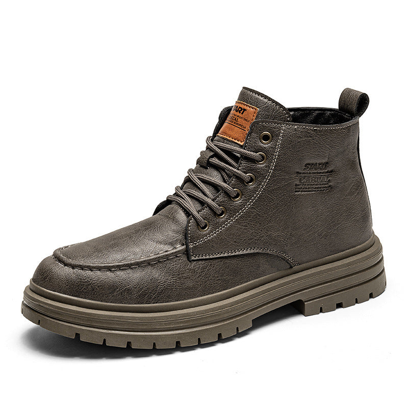 Damen Hochwertige und strapazierfähige Schnürboots aus Kunstleder R&B