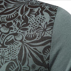 Herren Poloshirt mit floralen Ornamenten und klassischem Kragen