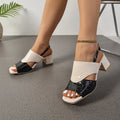Damen Elegante Sling-Pumps mit modischem Krokodil-Leder-Design und bequemer Fußbettung R&B
