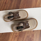 Damen Sandalen mit atmungsaktiver Netzstruktur und verstellbarem Riemen R&B