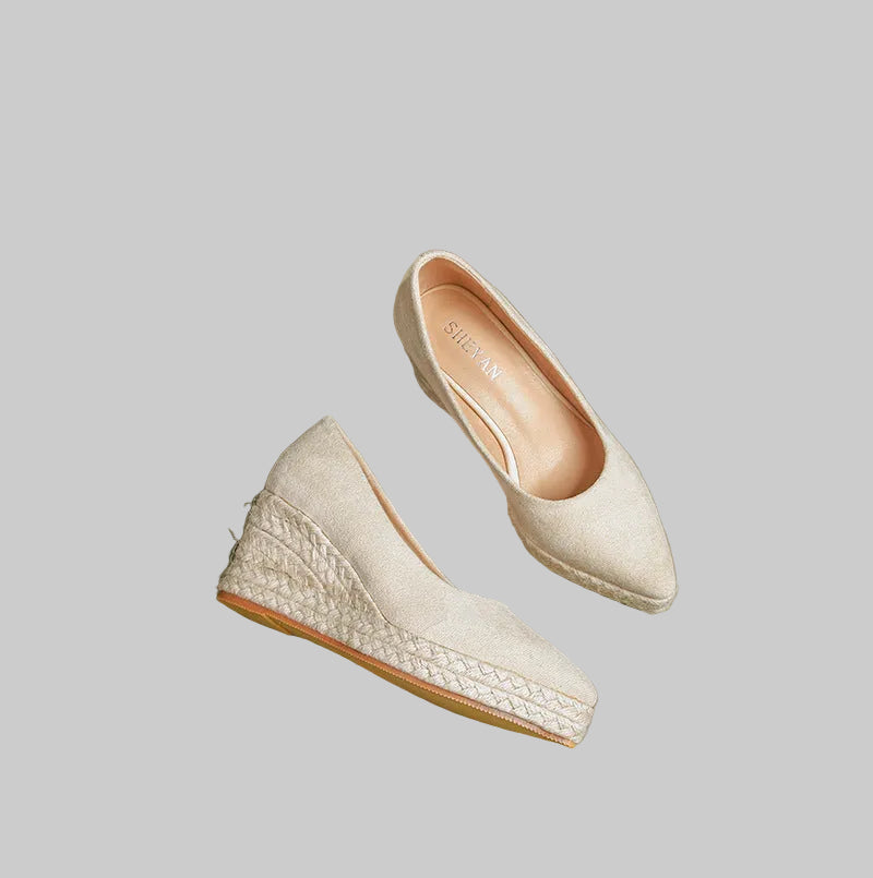 R&B | Lässig Rutschfest Wild Keil Absätze Schuhe