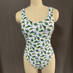 Damen Eleganter Einteiler mit floralem Muster R&B