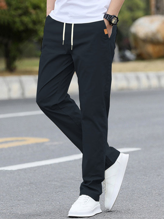 Herren Freizeit-Hose mit atmungsaktivem Material und elastischem Bund R&B