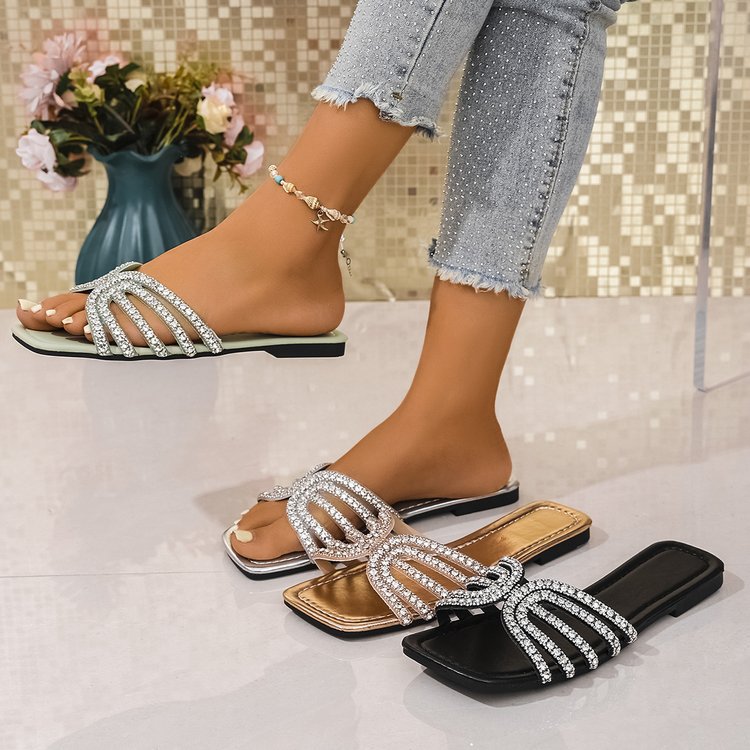 Damen Glitzernde Riemchen-Sandalen mit elegantem Design R&B