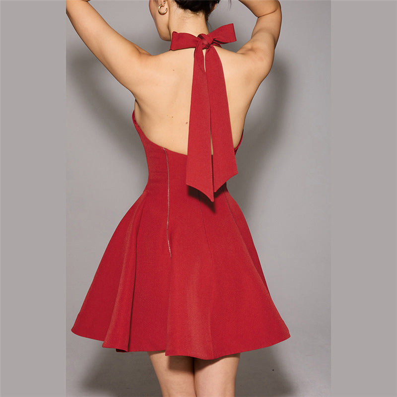 Damen sportliches Badekleid mit verstellbarem Kragen und integrierten Shorts R&B