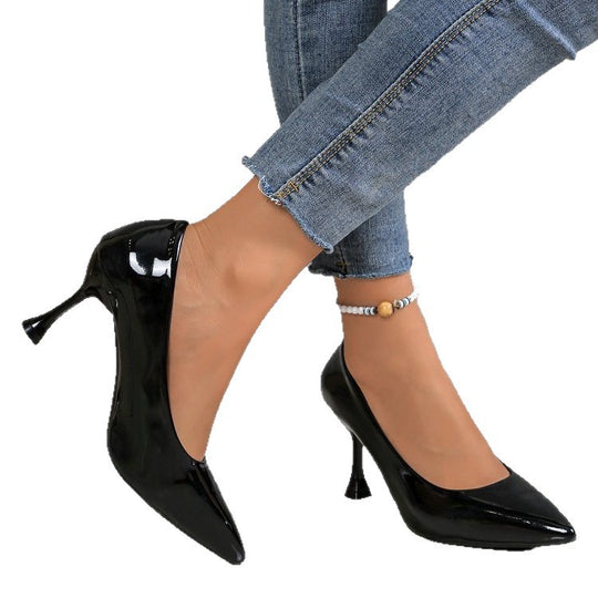 Damen Lackleder Stiletto-Pumps mit eleganter Absatzgestaltung R&B
