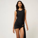 Damen Sportlicher Monokini mit asymmetrischem Design R&B