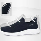 Damen Atmungsaktive Slip-On Sneakers mit flexiblem Design und rutschfester Sohle R&B
