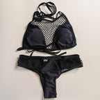 Damen Bikini mit Netzdesign R&B