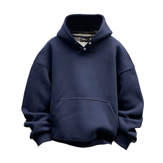 Damen Kapuzenpullover mit modernem Schnitt und praktischer Kängurutasche R&B