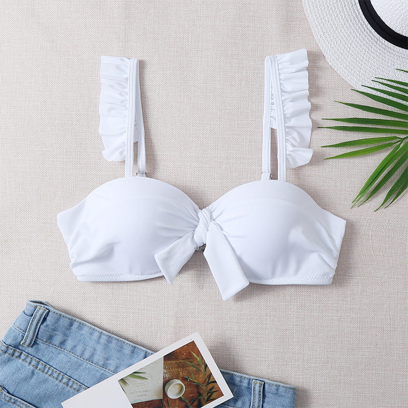 Damen Push-Up Bikinioberteil mit stilvollen Rüschendetails R&B